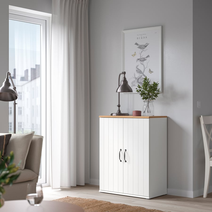 Cabinet with doors, white, 27 1/2x35 3/8 " - Image 3