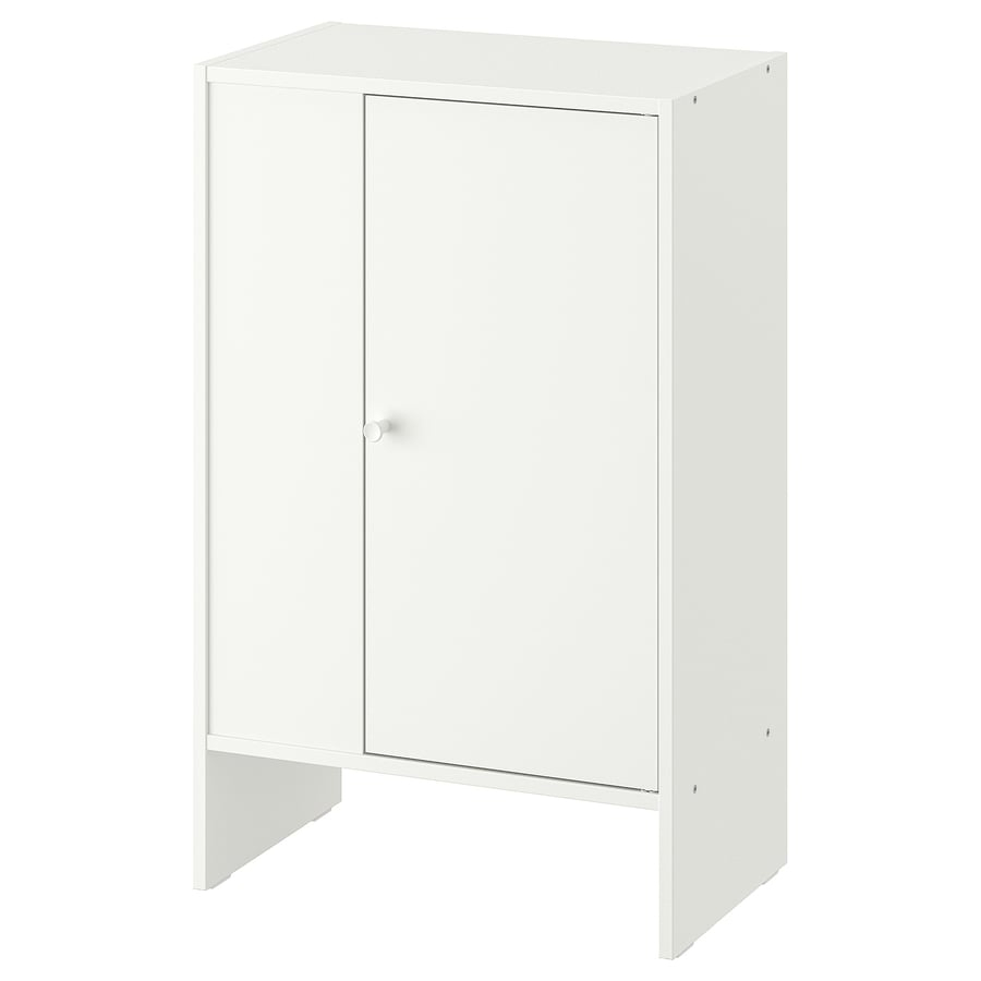 Cabinet with door, white, 19 5/8×11 3/4×31 1/2 “