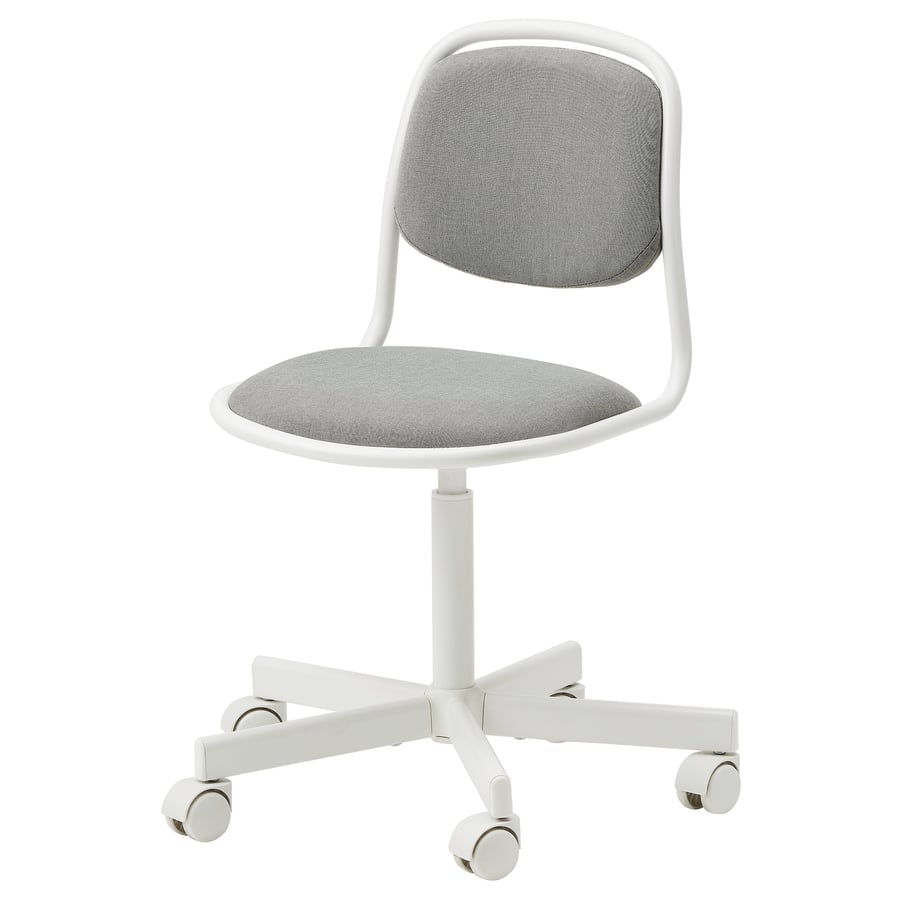 Child’s desk chair, white/Vissle light gray