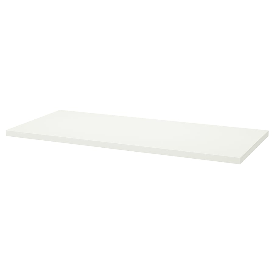 Tabletop, white, 55 1/8×23 5/8 “