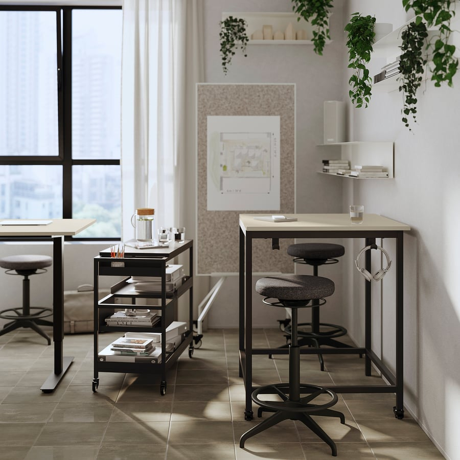 Sit/stand support, Gunnared dark gray - Image 5