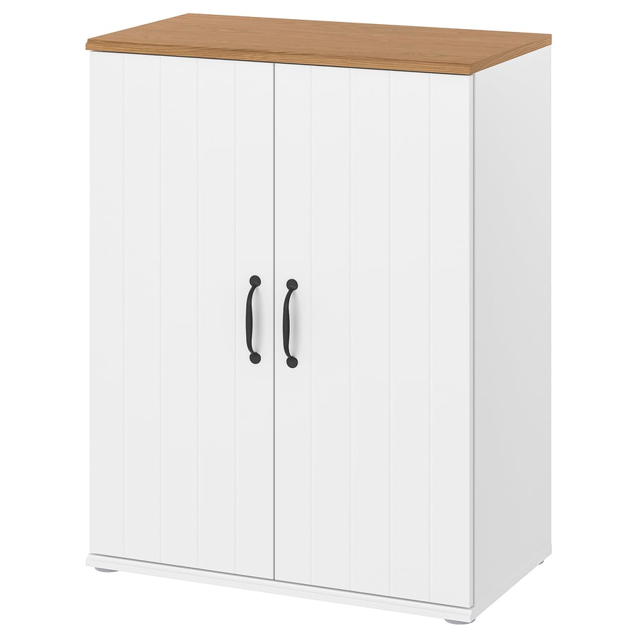 Cabinet with doors, white, 27 1/2×35 3/8 “