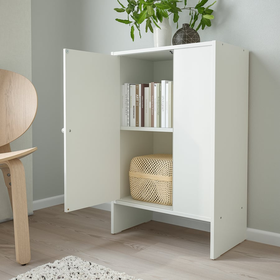 Cabinet with door, white, 19 5/8x11 3/4x31 1/2 " - Image 3