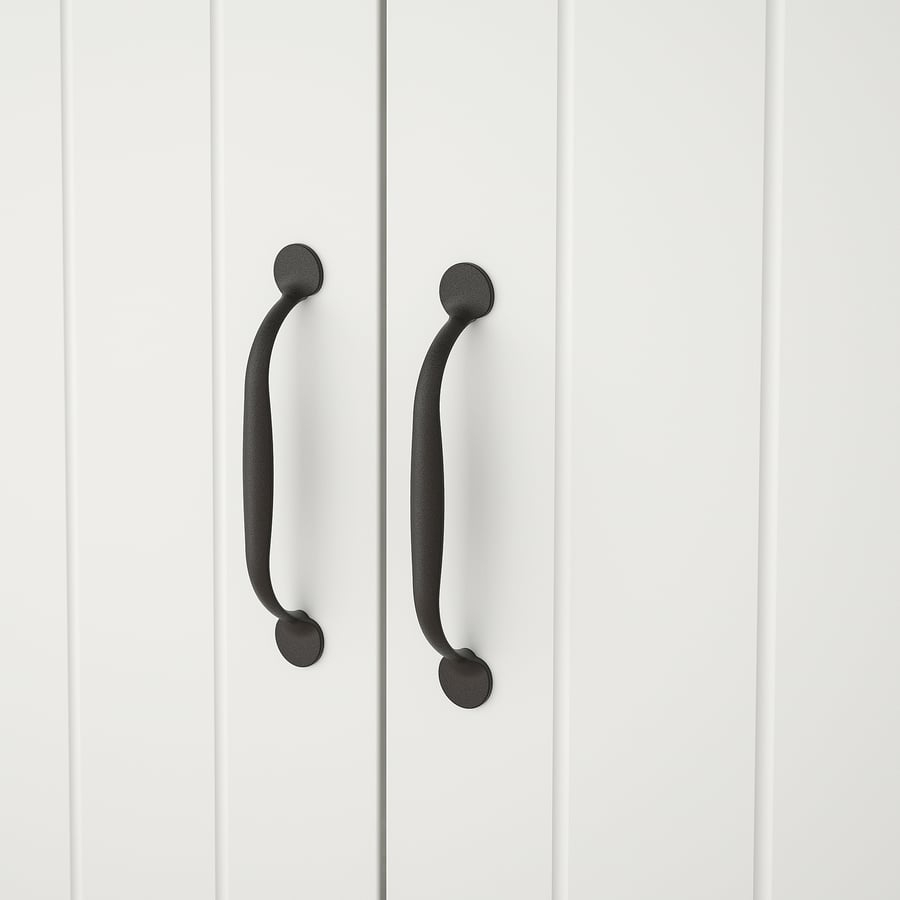 Cabinet with doors, white, 27 1/2x35 3/8 " - Image 2
