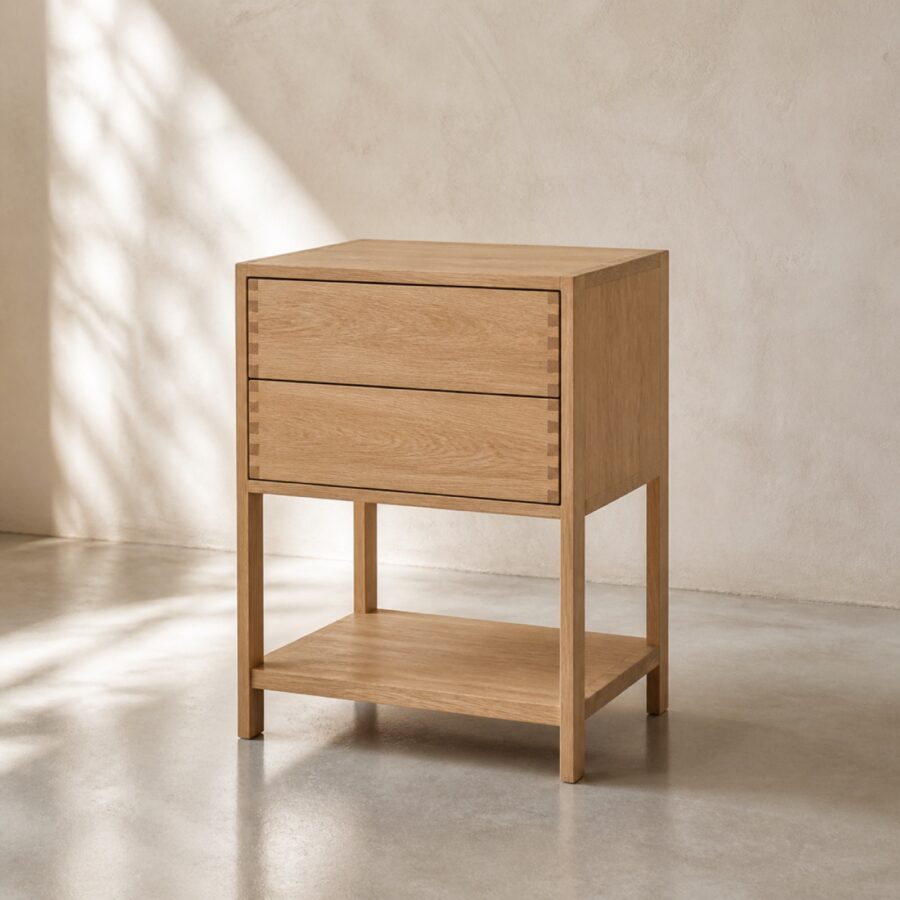 Alder Open Nightstand