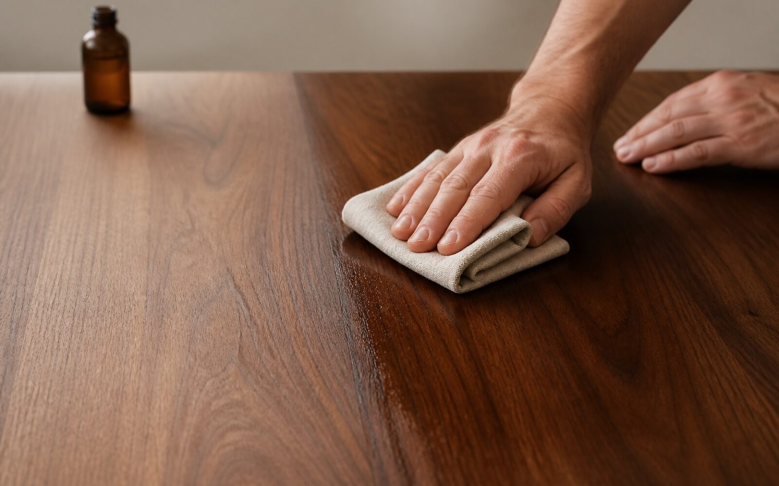 An oil finish is a habit, not a coating