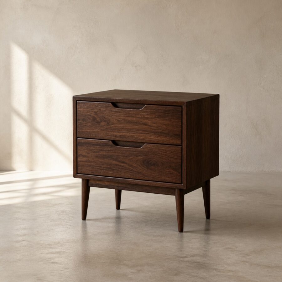 Wren Two-Drawer Nightstand